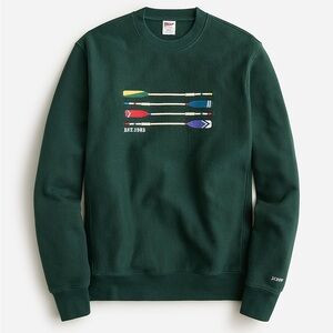J. Crew Forest Green Crewneck Sweater